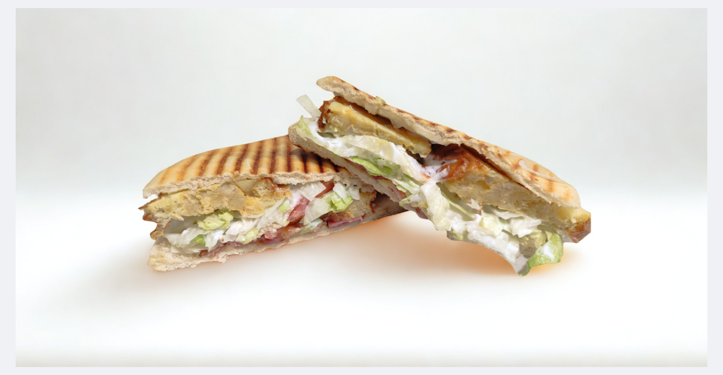 Hamburguesa grande de fondo